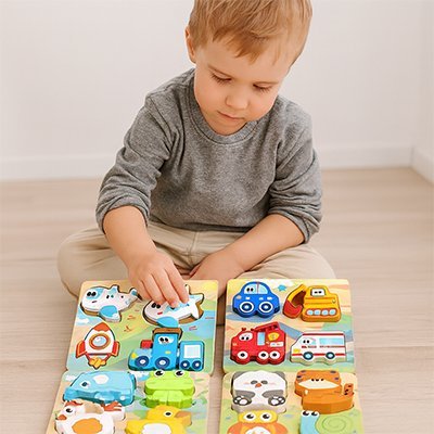 Puzzle bois 3d | Créatif - Jeu Math