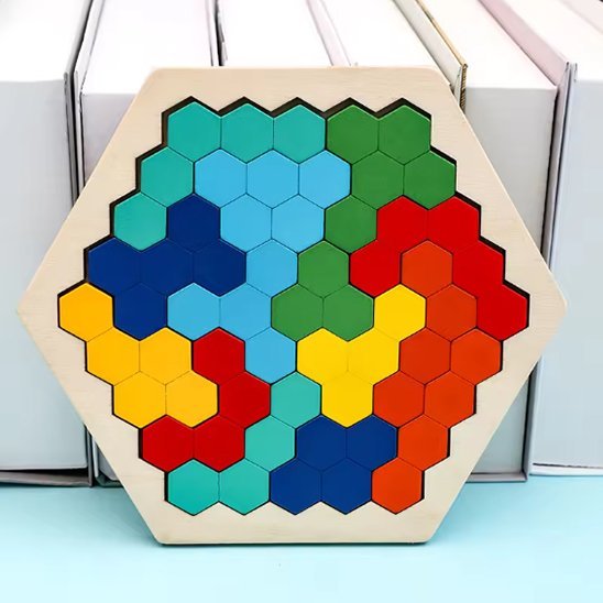 Casse tete en bois | Artisanal - Jeu Math