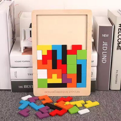 Casse tête en bois | Artisanal Premium - Jeu Math