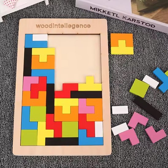 Casse tête en bois | Artisanal Premium - Jeu Math