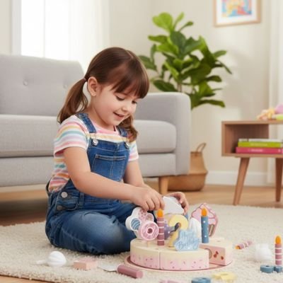 Dinette en bois | Éco - imaginaire - Jeu Math
