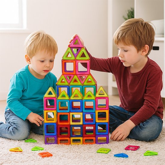 Jeu de construction magnétique | Créatif Éducatif - Jeu Math
