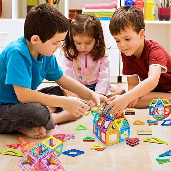 Jeu de construction magnétique | Créatif Éducatif - Jeu Math