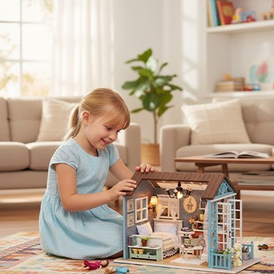 Maison de poupée en bois | Imaginarium - Jeu Math