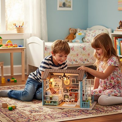 Maison de poupée en bois | Imaginarium - Jeu Math