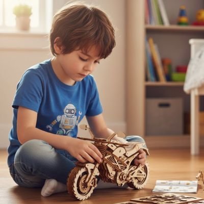 Puzzle 3d bois | Décoration Élégante - Jeu Math