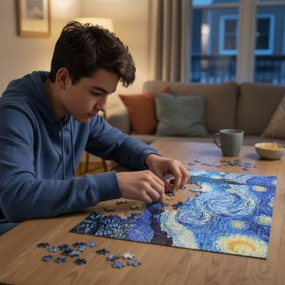 Puzzle adulte | La Nuit Étoilée - Jeu Math