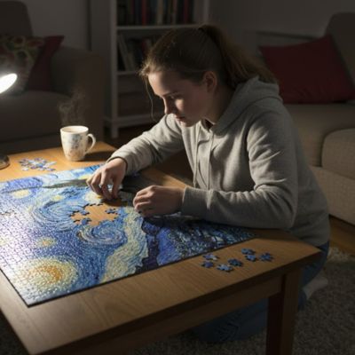 Puzzle adulte | La Nuit Étoilée - Jeu Math