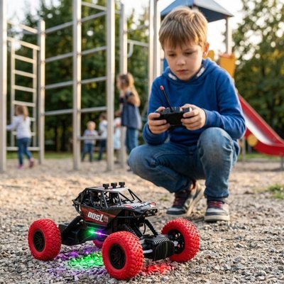 Voiture tout terrain télécommandée | Pilotage précis - Jeu Math